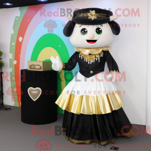 Black Pot Of Gold mascot...