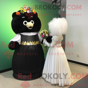 Sort Pot Of Gold maskot...
