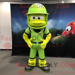 Personaggio mascotte casco...