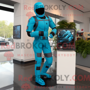 Máscara Cyan Gi Joe com...
