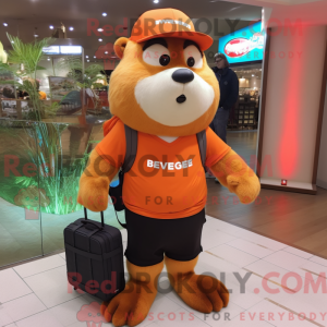 Oranje Bever mascotte...