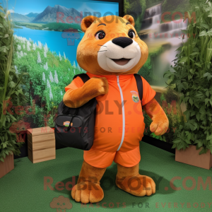 Oranje Bever mascotte...