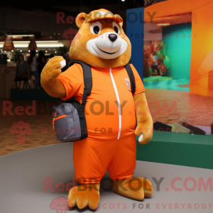 Oranje Bever mascotte...