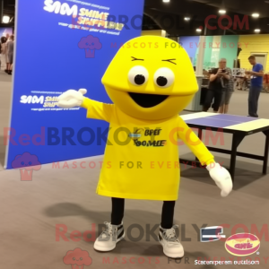 Yellow Ping Pong Table...