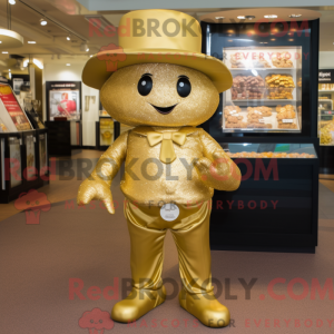 Maskotdraktfigura Gold...