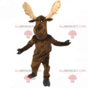 Caribou maskot med stora horn - Redbrokoly.com