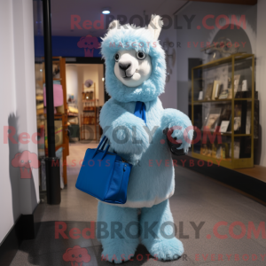 Blauw Alpaca...