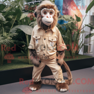 Mascotte de singe capucin...