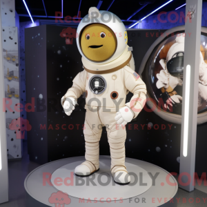 Tan Astronaut mascot...