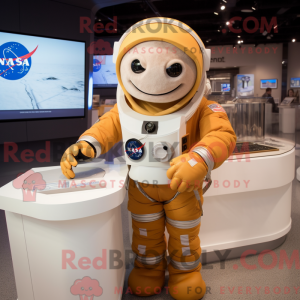 Tan Astronaut mascot...