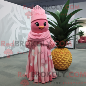 Maskottchenkostüm Pink Aas...