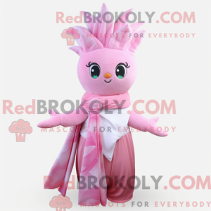 Costume mascotte d aas rose...