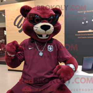 Disfraz de mascota Maroon...