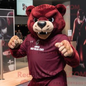 Personaggio mascotte Maroon...