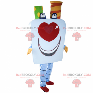 Smilekort maskot - Redbrokoly.com