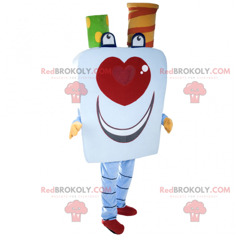 Mascote sorridente - Redbrokoly.com