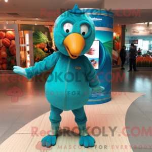 Blauwgroen Turkije...