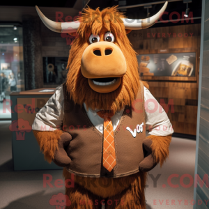 Rust Yak Maskottchen Kostüm...