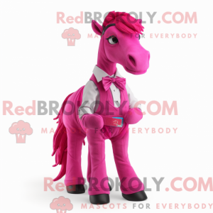 Magenta Horse mascot...
