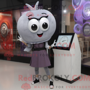 Grey Ray maskotdraktfigur...