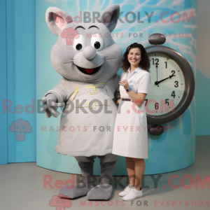 Maskotdraktfigura Gray Ray...