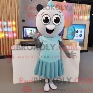 Gray Ray mascottekostuum...
