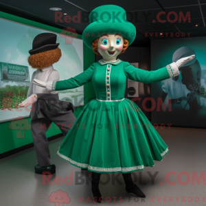 Groene Ierse danseres...