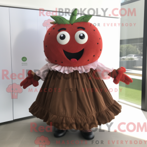 Costume mascotte de fraise...