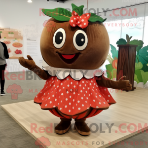 Costume mascotte de fraise...