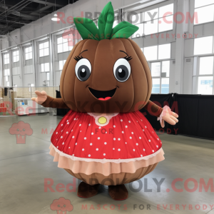 Costume mascotte de fraise...