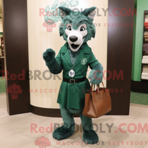 Figura de máscara de lobo...