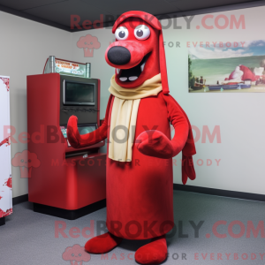 Disfraz de mascota de Red...
