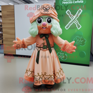 Peach Celtic Cross...