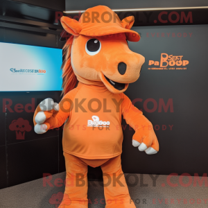 Oranje paard...