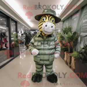 Forest Green Zebra...