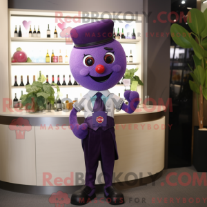 Disfraz de mascota Purple...