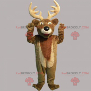 Mascota de ciervo con cuernos grandes - Redbrokoly.com