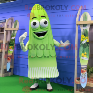 Asparges maskot kostyme...