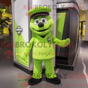 Limegrønn...