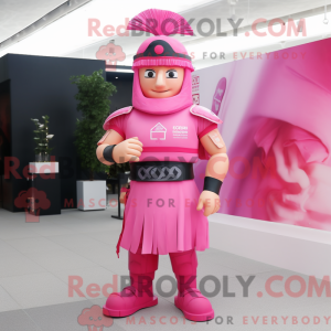 Rosa romersk máscara de...
