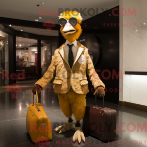Gull struts maskot drakt...
