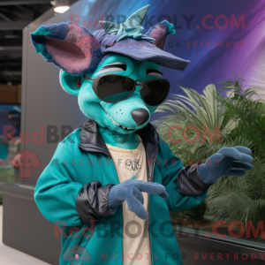 Blauwgroen Chupacabra...