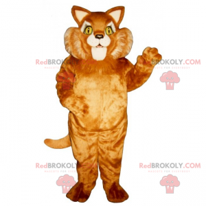 Mascotte grote wangkat - Redbrokoly.com