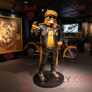 Gold Knife Thrower mascot...