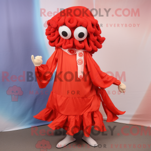 Red Fried Calamari mascot...
