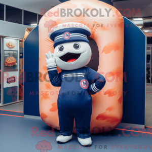 Navy Donut maskot kostume...