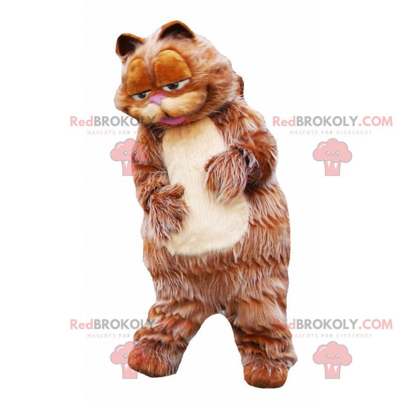 Gato mascote com cabelo comprido e ruivo - Redbrokoly.com