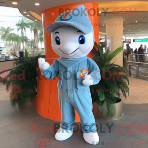 Dolphin mascot costume...