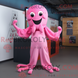 Maskottchenkostüm Rosa...