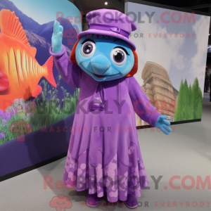 Costume mascotte de saumon...